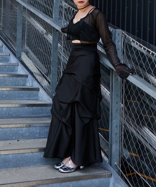 Mavie..7（メヴィセットゥ） スカート 「Mavie..7」後ろレースアップ