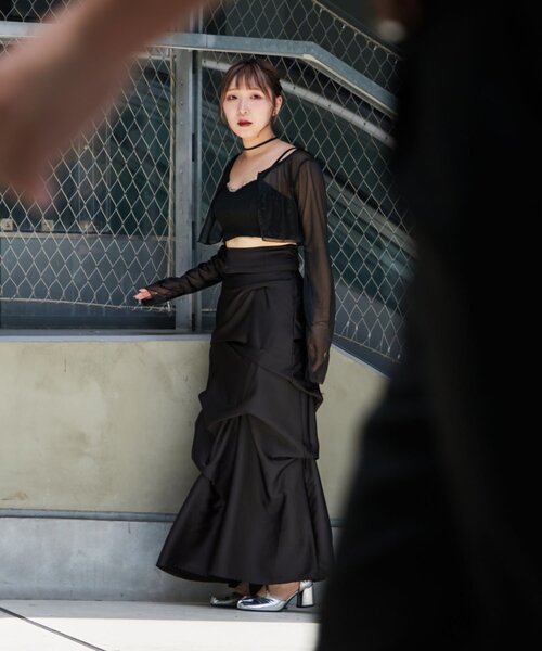 Mavie..7（メヴィセットゥ） スカート 「Mavie..7」後ろレースアップ