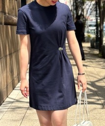 LACOSTE（ラコステ） ワンピース ワニロゴプリーツTシャツドレス