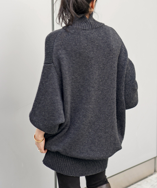 AP STUDIO ニット セーター ウールカシミヤチュニックニット