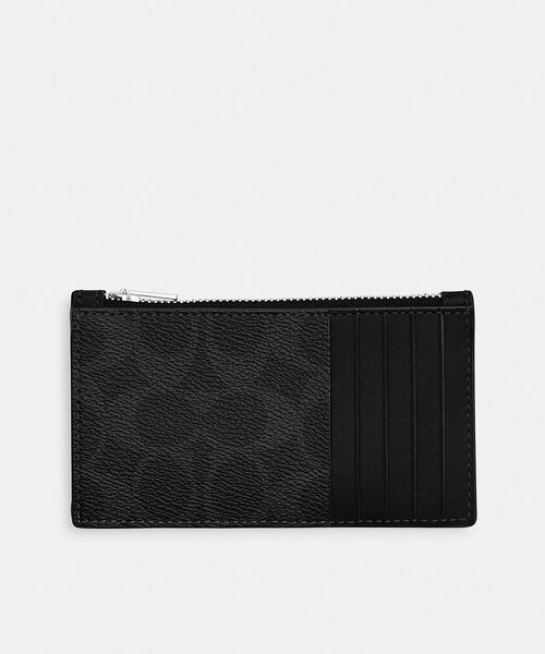 COACH（コーチ） カードケース ジップ カード ケース シグネチャー