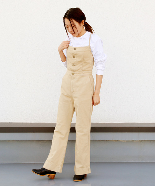 And A（アンドエー） サロペット オーバーオール Lee リー / MARINE