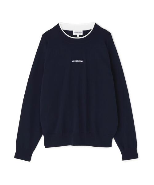 Jack Bunny!!（ジャックバニー） ニット セーター 16Gクルーネック