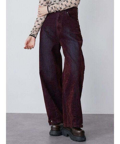 MURUA（ムルーア） ジーンズ デニム デニムパンツ フロッキーバレル