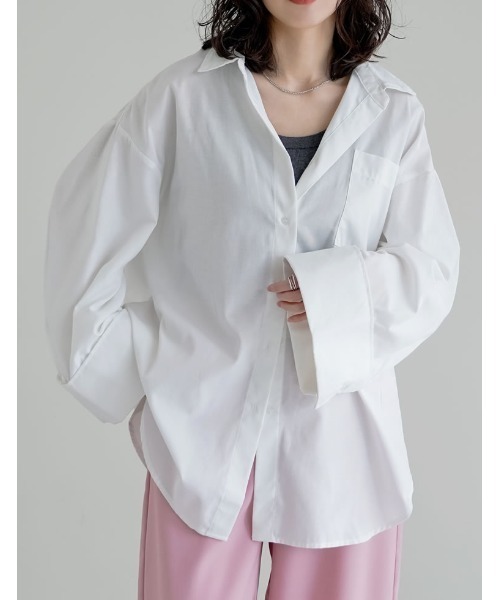 Re:EDIT（リエディ） ブラウス シャツ 「2025SS COLLECTION」オックス