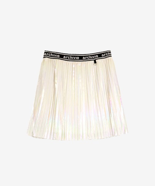 archivio（アルチビオ） スカート 「LADIES」ホログラムプリーツ