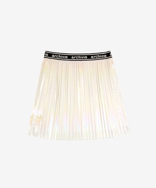 archivio（アルチビオ） スカート 「LADIES」ホログラムプリーツ