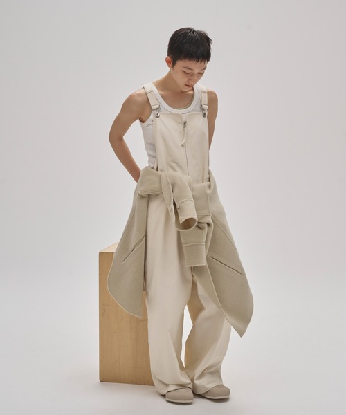 TODAYFUL サロペット オーバーオール Frontzip Twill Salopette