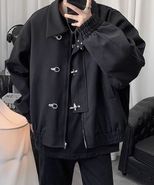 ブルゾン アウター LOCKDOWNファイヤーマンバックル付ジャケット