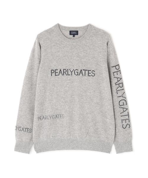 PEARLY GATES（パーリーゲイツ） セーター ニット 12G部分ジャガード