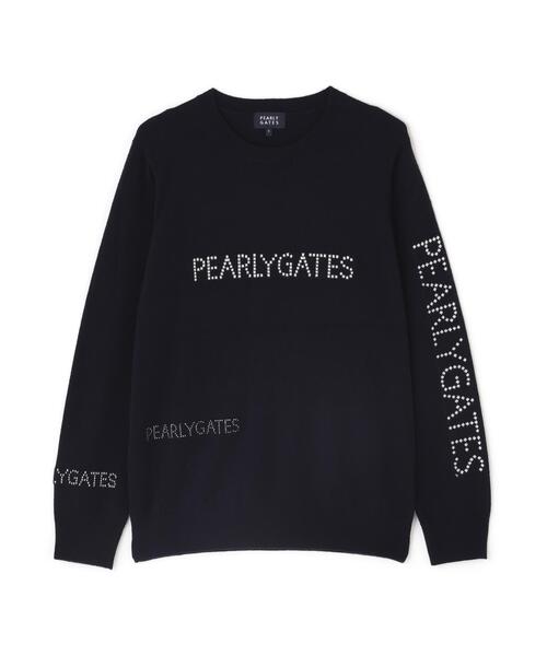 PEARLY GATES（パーリーゲイツ） セーター ニット 12G部分ジャガード