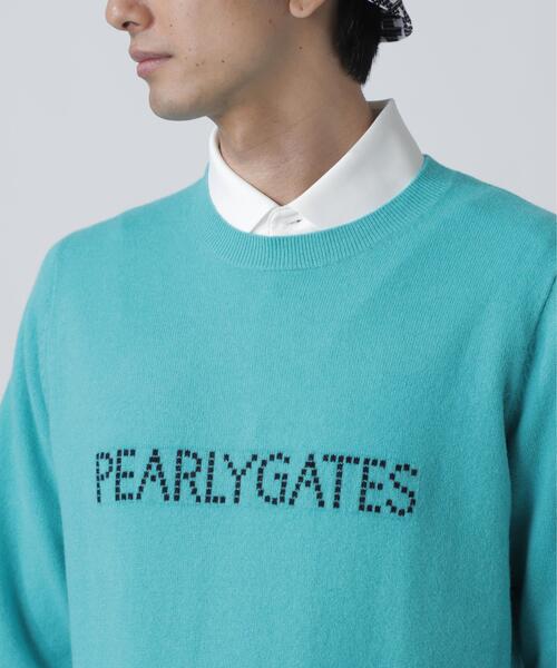 PEARLY GATES（パーリーゲイツ） セーター ニット 12G部分ジャガード
