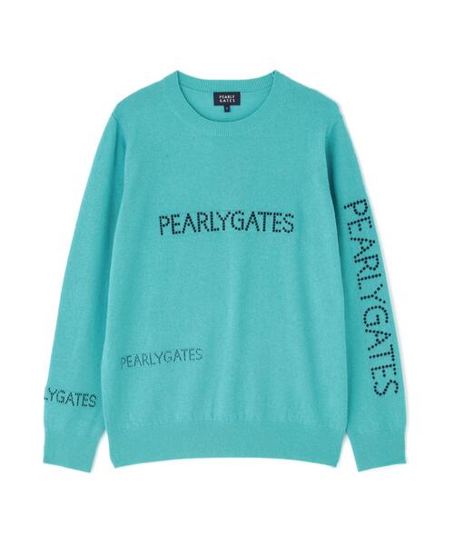 PEARLY GATES（パーリーゲイツ） セーター ニット 12G部分ジャガード
