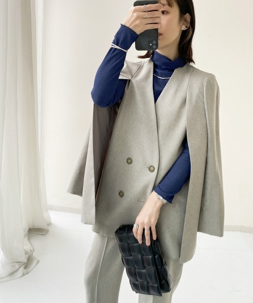 7days Life Styling セットアップ 「洗える」2WAYダブルブレスト