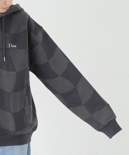 パーカー 「Dime/ダイム」 CLASSIC CHECKMATE ZIP-HOODIE：裏起毛