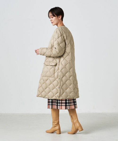 TAION（タイオン） ダウンコート「NOLLEY'Sコラボ」 M ベージュ