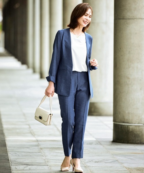 7days Life Styling セットアップ 「洗える」リネンライク ストレッチ