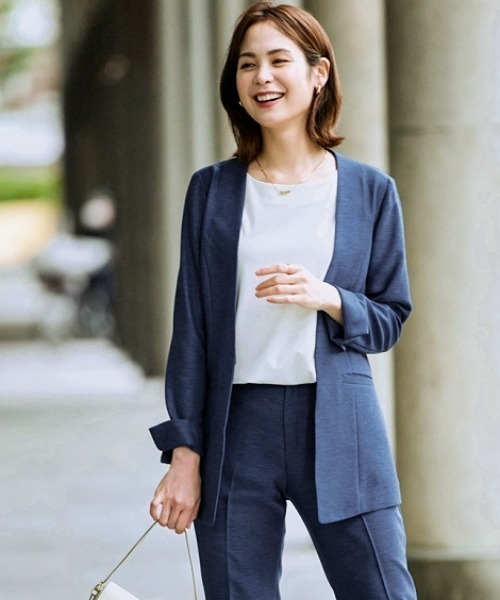 7days Life Styling セットアップ 「洗える」リネンライク ストレッチ