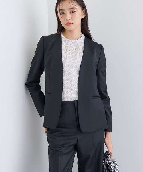 INDIVI（インディヴィ） スーツ 「日本製／スーツ／通勤」シルクウール