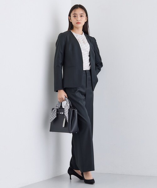 INDIVI（インディヴィ） スーツ 「日本製／スーツ／通勤」シルクウール