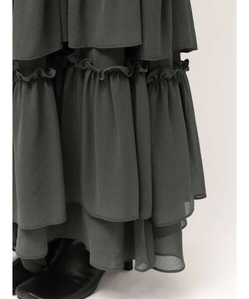 ELENDEEK（エレンディーク） スカート シフォンティアードスカート
