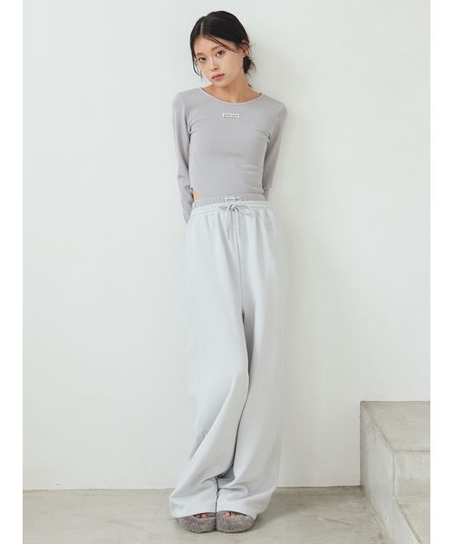 gelato pique（ジェラートピケ） パジャマ ルームウェア 裏毛ロング