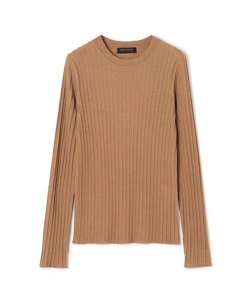 TOMORROWLAND collection ニット セーター カシミヤシルクリブ クルー