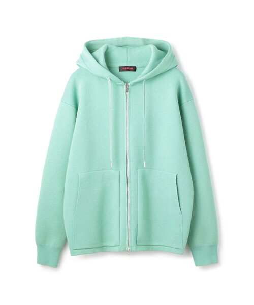 CABaN（キャバン） セーター ニット コットンカシミヤ ジップパーカ