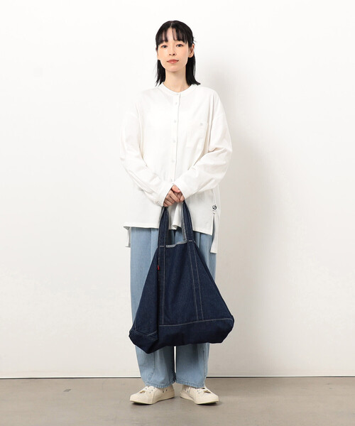 トートバッグ デニムトートバッグ（大） レディース : ZOZOTOWN Yahoo