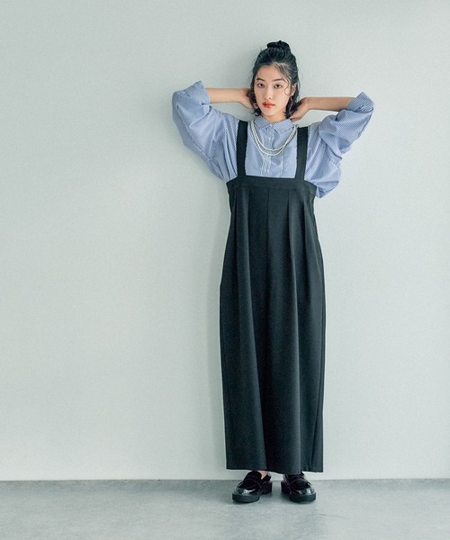 LEPSIM（レプシィム） サロペット オーバーオール TRワイドサロペット