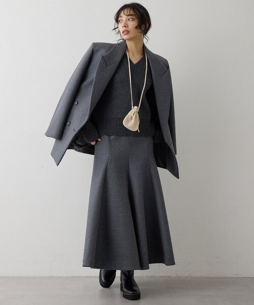 Whim Gazette（ウィム ガゼット） ニット セーター シルエットニット