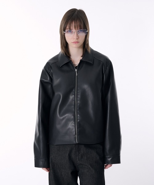 selle glant（セレグランテ） 革ジャン ライダース 2WAY DOUBLE ZIP