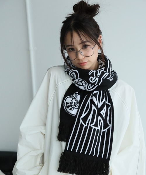 MLB マフラー ストール マフラー レディース メンズ : ZOZOTOWN Yahoo