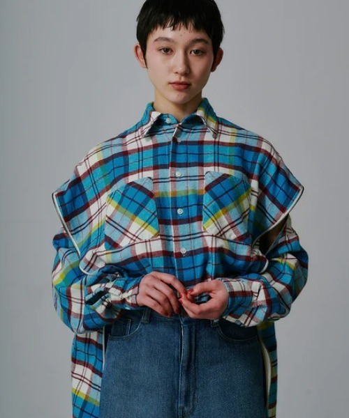 FACETASM（ファセッタズム） シャツ FACETASM/ファセッタズム/CHECK