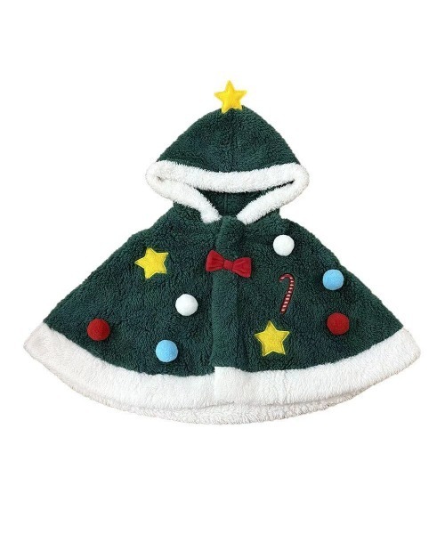 ベビーザらス ポンチョ クリスマスマント キッズ 子供服 男の子 女の子