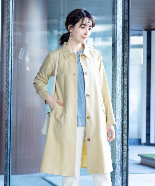 Tiaclasse ステンカラーコート コート 「洗える」ステンカラーコート