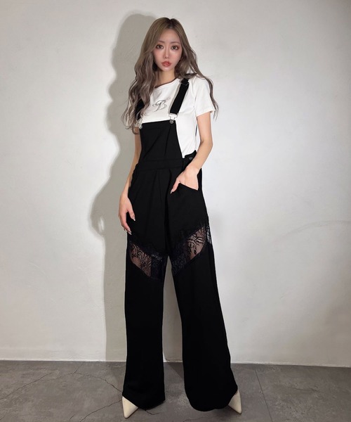 BLACK QUEEN（ブラッククイーン） サロペット オーバーオール