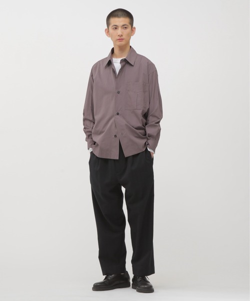 MARGARET HOWELL（マーガレットハウエル） シャツ PAPER COTTON POPLIN