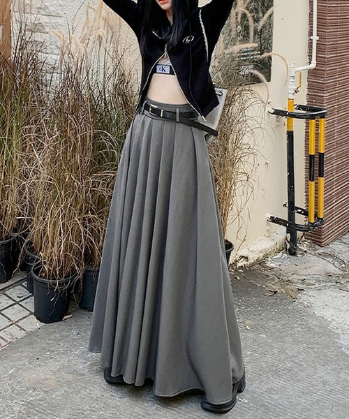 Sibra（シブラ） スカート プリーツロングスカート : ZOZOTOWN Yahoo