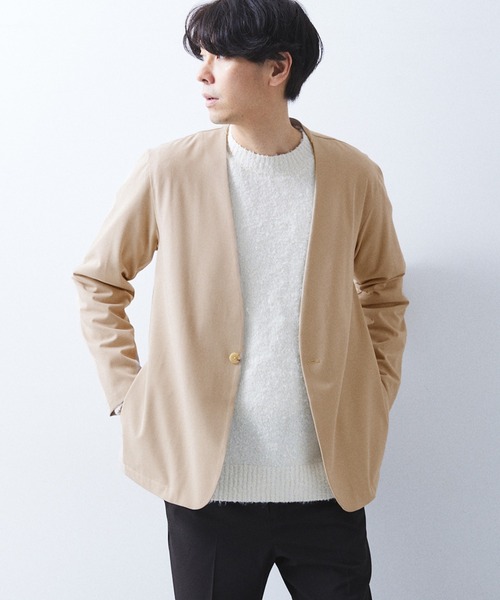 417 EDIFICE（フォーワンセブンエディフィス） ジャケット ノーカラー