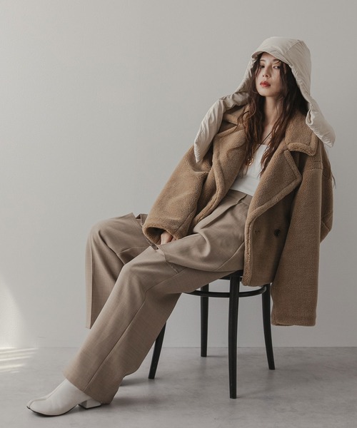 rectangle（レクタングル） コート アウター テディベアショートコート