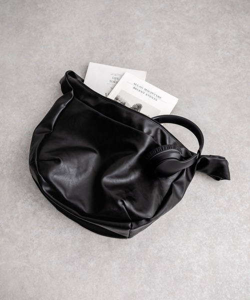 Rocky Monroe（ロッキーモンロー） ショルダーバッグ PUレザー ビッグ