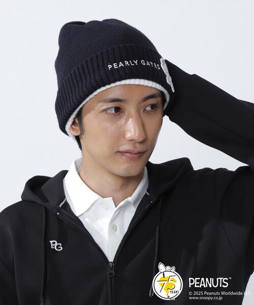 PEARLY GATES（パーリーゲイツ） ニット帽 ニットキャップ 「PEARLY