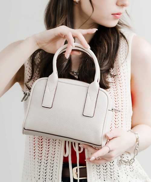 Rocky Monroe（ロッキーモンロー） ボストンバッグ 2WAY PUレザーミニ