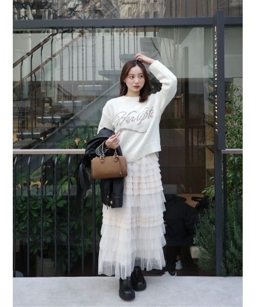 Her lip to スカート Loved one Tulle Skirt : ZOZOTOWN Yahoo!店