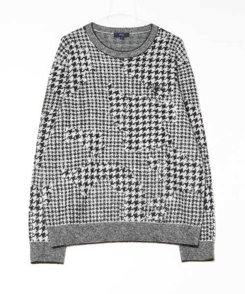 Callaway（キャロウェイ） セーター ニット 千鳥ジャカードクルー