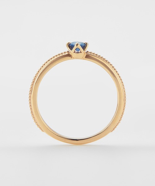 agete（アガット） 指輪 リング K10マザーリング（サファイア