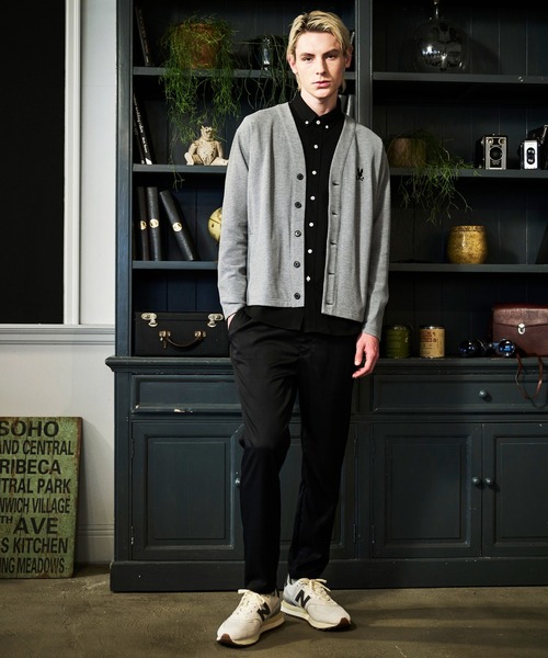 Psycho Bunny（サイコバニー） カーディガン ハニカムワッフル