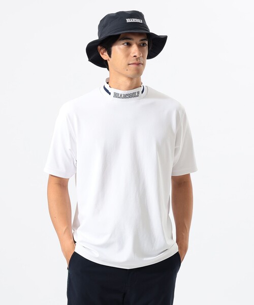 BEAMS GOLF（ビームス ゴルフ） tシャツ ORANGE LABEL / リブ襟 モック