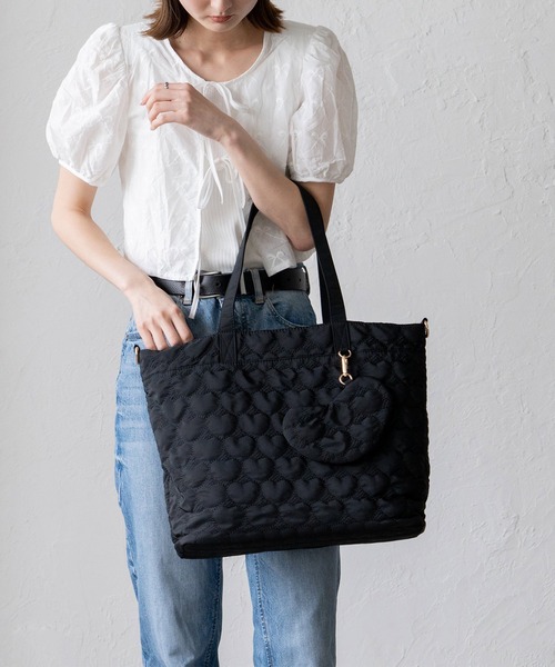 VitaFelice（ヴィータフェリーチェ） トートバッグ 2wayハート型